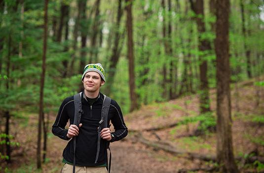 Joshua+walking+in+the+woods